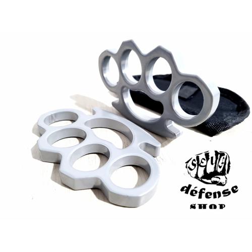 Jual Knuckle Tebal Silver / Krakling Baja Tinju Besi Self Defense Shop