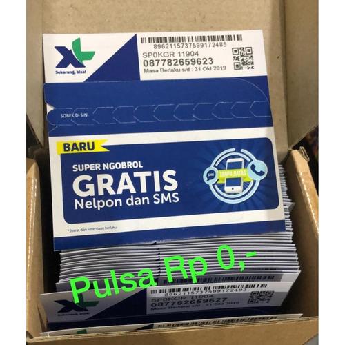 Jual Nomor Sim Card Segel Baru Termurah Kartu Perdana XL 4G Sim Card