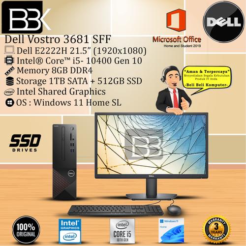 Vostro 3681 Sff Dell Vostro I5 10400 ⭐️513⭐️ DELL VOSTRO 3681