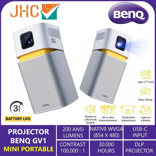 BENQ GV1 BenQ GV1 Portable Projector with Wi-Fi and Bluetooth