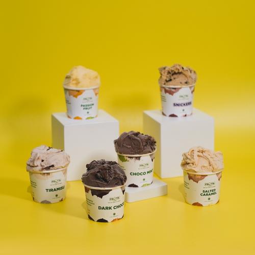 Jual Frutta Gelato Halal Not Ice Cream Premium All Varian Rasa Lain, 75 gr Kota Bekasi