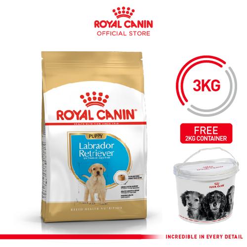 Promo Royal Canin Labrador Puppy 3kg + Gimmick 2KG Half Moon Dog