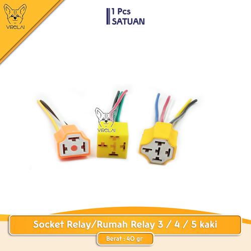 Jual Socket Relay/Rumah Relay 3/4/5 Kaki Kota Tangerang Virelai's