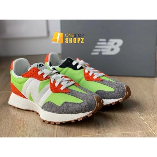 Jual NEW BALANCE 327 GREEN ORANGE GUM SNEAKERS ORIGINAL