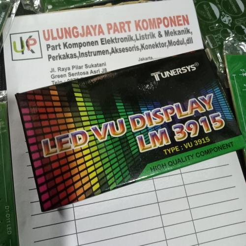 Jual LED VU volume unit meter tunersys dengan IC LM3915 - Kab. Bekasi