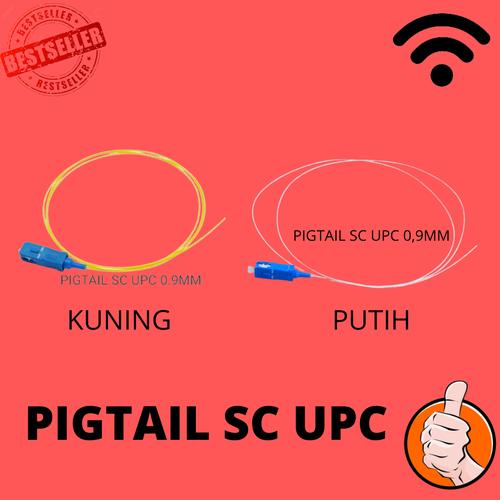 Jual PIGTAIL SC UPC 0.9MM 1 METER - PUTIH - Kab. Bekasi - BJK COMPUTERS ...