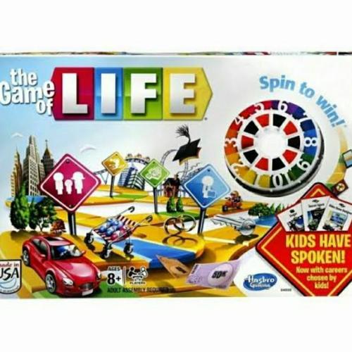 Jual Mainan Board Games The Game Of Life Spin To Wheel Family Games Uno ...