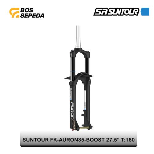 Promo FORK SUNTOUR AURON35 BOOST EQ 27,5" T160 FENDER BLACK WHITE
