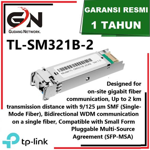 Jual TP-LINK TL-SM321B-2 1000Base-BX WDM Bi-Directional SFP Module ...