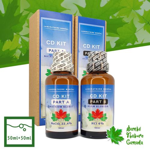 Jual MMS + Activator Chlorine Dioxide Kit ClO2 50ml + 50ml Jakarta Selatan Sante