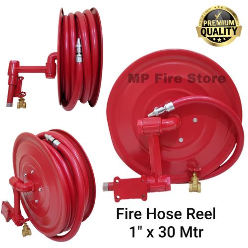 Jual SWING FIRE HOSE REEL 1 in x 30 M SELANG HYDRANT PEMADAM RUBBER