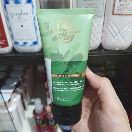 Jual Bath body works bbw body cream stress relief eucalyptus