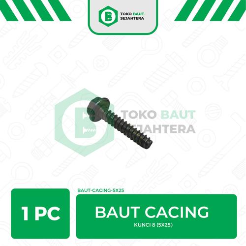 Jual BAUT CACING 5 x 25 KUNCI 8/ BAUT PHILIP 5 X 25 KUNCI 8 - Kab ...