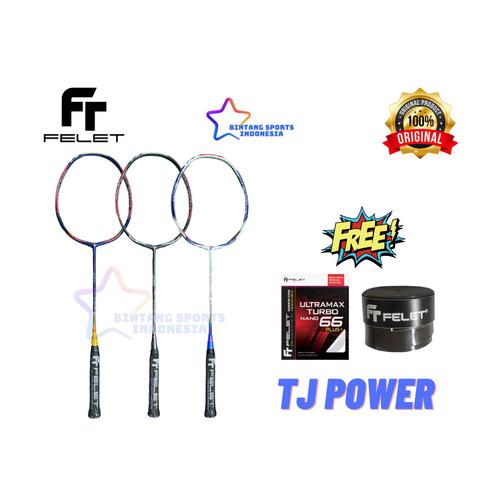 Jual RAKET BULUTANGKIS FELET TJ POWER CONTROL SPEED POWER ORIGINAL ...