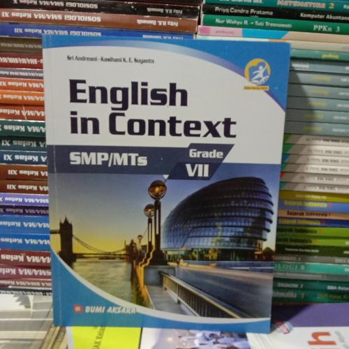Jual Original English in Context SMP Kelas 7 K13 Revisi Bumi Aksara ...