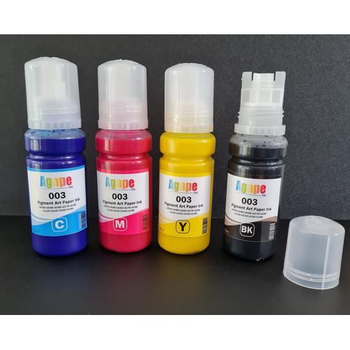 Jual TINTA EPSON L3110 L3150 L5190 PIGMENT ART PAPER SETARA DENGAN ORIGINAL Hitam Kota