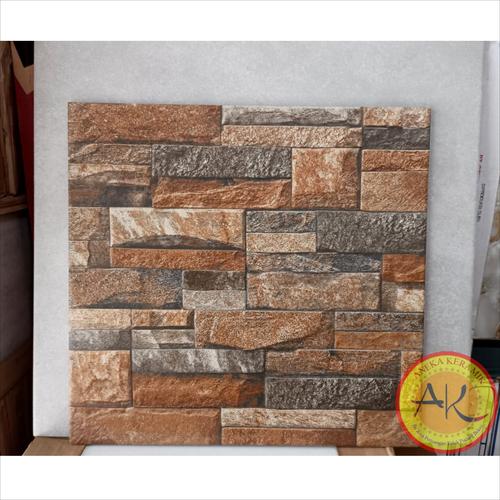 Jual Keramik Lantai Dinding Kasar Motif Batu Alam Timbul 40x40