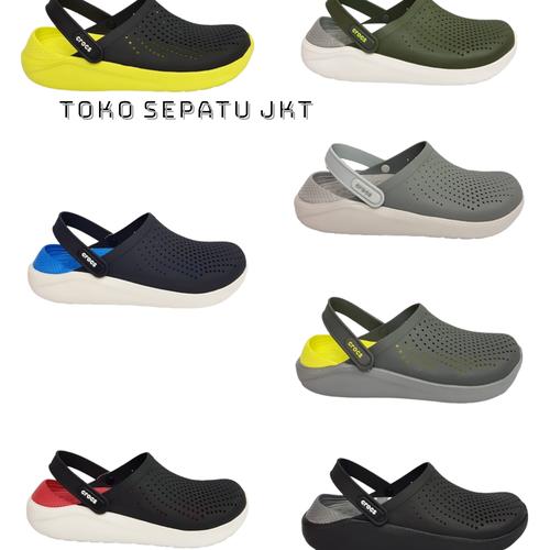 CROCS LITERIDE CLOG/SANDAL CROCS LITERIDE CLOG UNISEX Hijau, 40 di  Tokosepatu Jkt Tokopedia