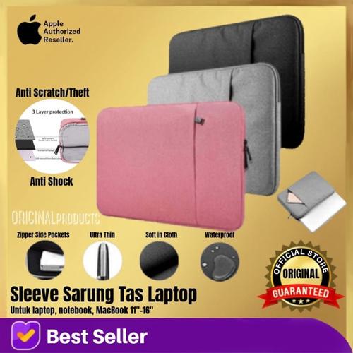 Promo Sleeve Laptop Softcase Sarung Notebook Macbook 13 14 15 16 inch