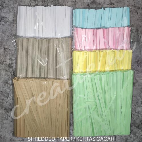 Jual [250 GR] SHREDDED PAPER / KERTAS CACAH / SERUT / RUMPUT / KAWUL ...