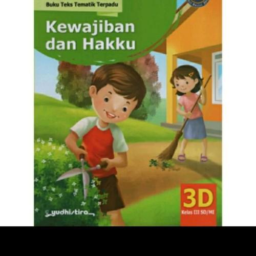 Jual BUKU TEMATIK TERPADU 3D SD Mi K2013N KELAS 3 SD YUDISTIRA EDISI ...