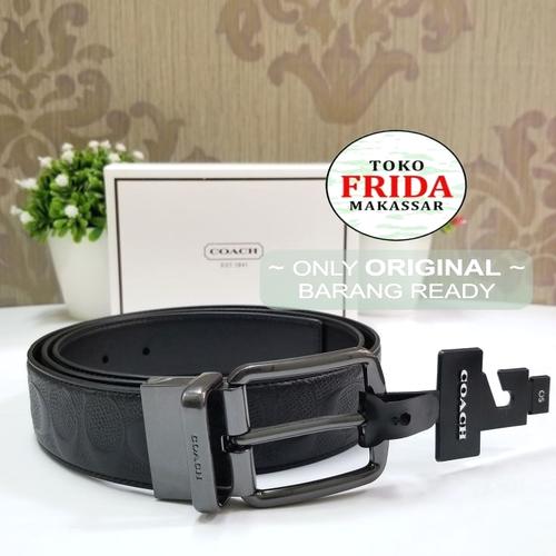 Jual Coach Belt Original Men's Ikat Pinggang Pria Art:F55157