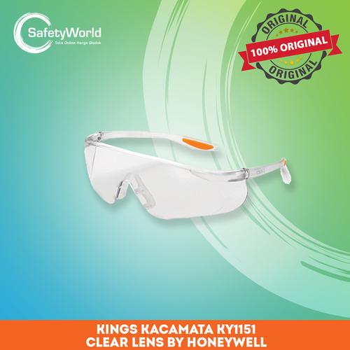 Jual KACAMATA SAFETY KINGS KY1151/KY1152 CLEAR/SMOKE KUALITAS BAGUS