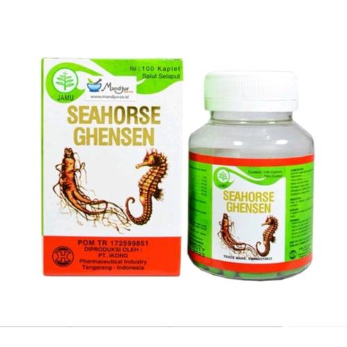 Jual SEAHORSE GHENSEN KIDNEY 100 KAPLET OBAT HERBAL GINJAL Jakarta