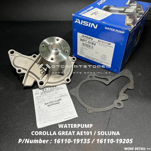 Jual WATER PUMP COROLLA GREAT AE101 SOLUNA AL50 AISIN TOYOTA Kota Semarang Otopartstoreid