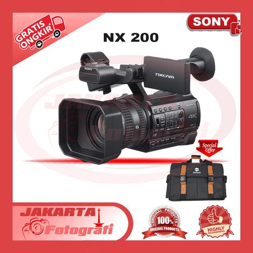 Jual Sony HXRNX200 4K Professional Camcorder Sony NX200 NX 200