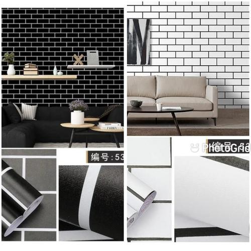 Jual Wallpaper Stiker Dinding Keramik Estetik Dekorasi Kamar Ruang Tamu