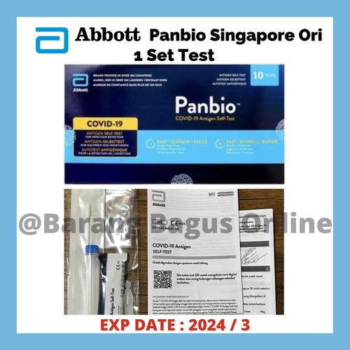 Jual 1 Set Self Test Antigen NASAL Abbott Abbot Panbio Import Singapore