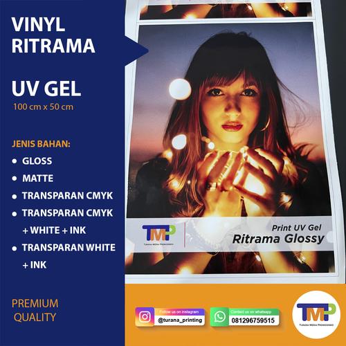 Sticker Ritrama Cutting Jual Cetak UV Gel Sticker Vinyl Ritrama Waterproof Murah - TRANS.CMYK+W ...