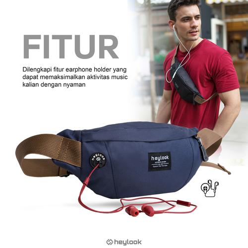 Promo TAS SELEMPANG PRIA TREX WAIST BAG PRIA SLING BAG COWOK TERBARU