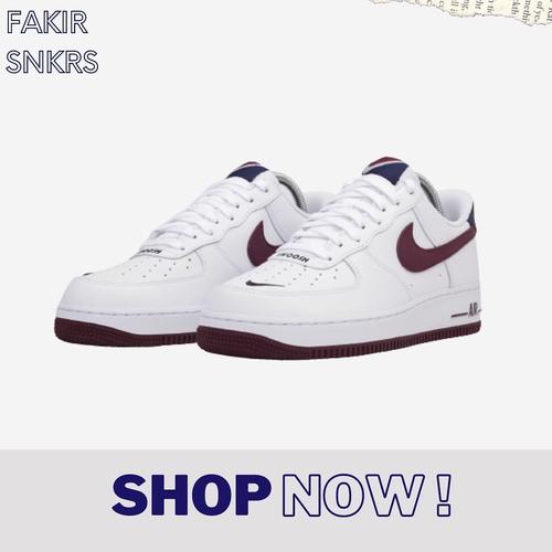 NIKE AIR FORCE '07 LV8 WHITE NIGHT MAROON di Tokopedia