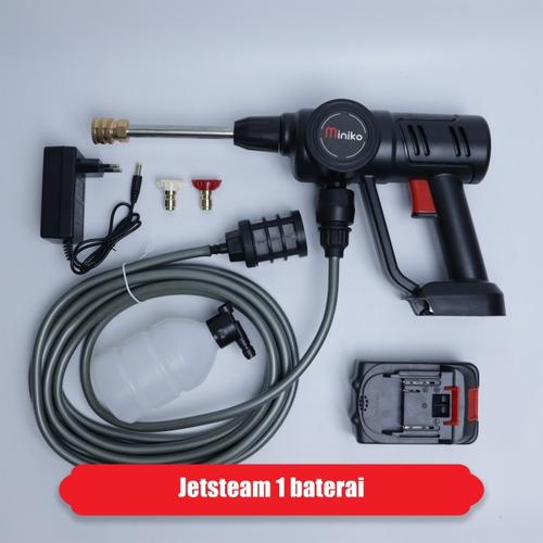 Jual Jet Steam Cleaner Cordless STEELE SG08 Set Alat Cuci Mobil