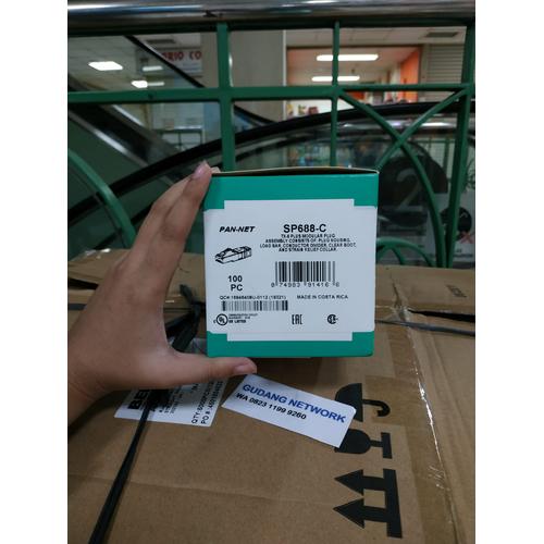 PANDUIT PANDUIT SP6X88-C SP6X88-C Cat6A用プラグ100個入 1箱 RJ45