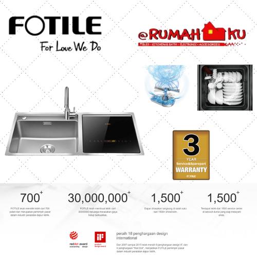 Promo FOTILE SINK DISHWASHER 3 IN 1 SD2FP1X MODEL KANAN Cicil 0 3x