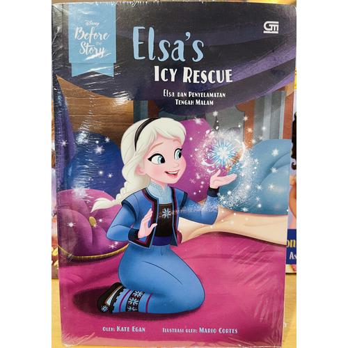 Jual buku cerita anak disney before the story elsa icy rescue Jakarta