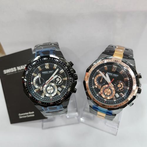 Jual Jam tangan pria Swiss Navy SN8011 SN 8011 Original Black