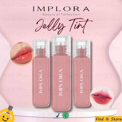 Promo Implora Jelly Tint Lip Tint Lip Gloss Jelly Liptint BPOM