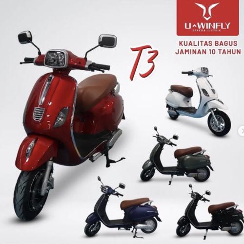 Jual Motor Listrik Uwinfly T3 Vespa motor listrik READY STOCK Kab