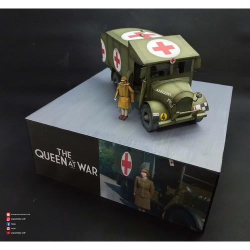 Jual DIY PAPERCRAFT Austin K2/Y Ambulance "the Queen at War" 135 Jakarta Timur Paperhobby