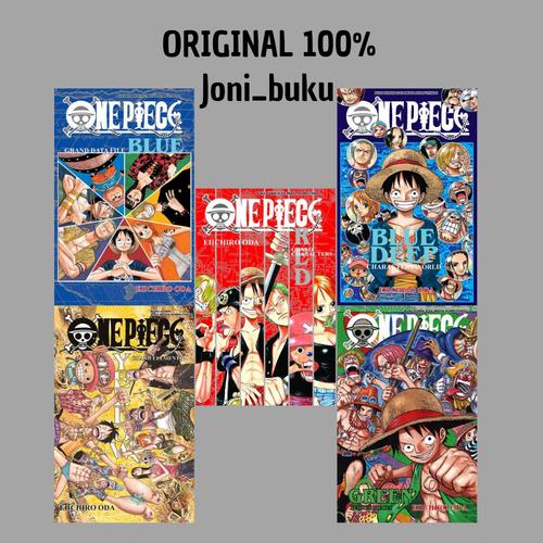 Jual Komik One Piece Red, Green, Blue, Yellow, Blue Deep by