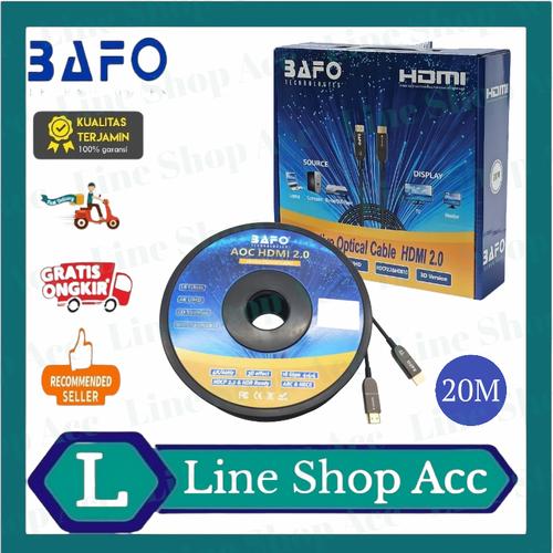 Jual Kabel BAFO Hdmi Fiber Optic/Optik (20m, 25m, 30m, 40m, 50m, 75m ...