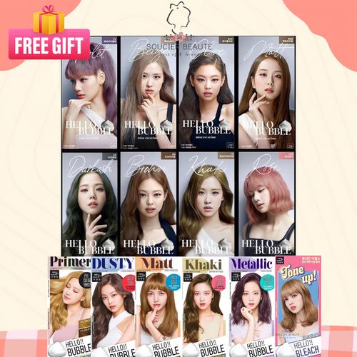 Promo Mise En Scene Hello Bubble Foam Hair Color Blackpink Matt Brown