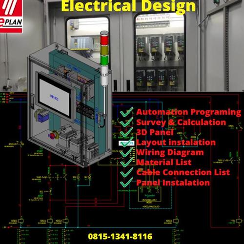 Jual Jasa Gambar Drawing Wiring Schematic Single Line Diagram