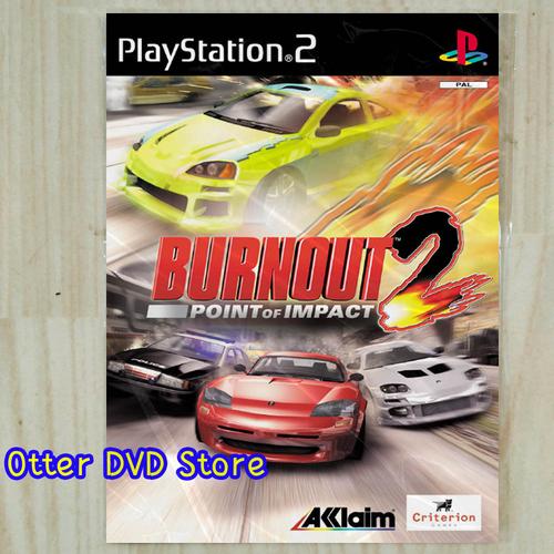 Burnout Point Of Impact Français Jeu Burnout 2 : Point Of Impact Complet PS2 - Version FR - Bon état Ps2 Pack