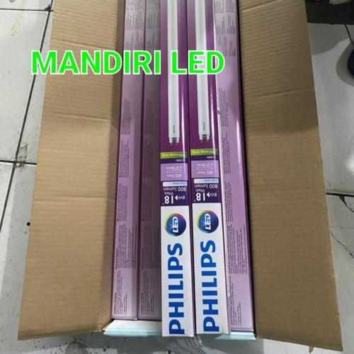Jual Lampu TL Tube T8 Philips LED 8w/8watt TL Neon Philips 8W 60cm ...