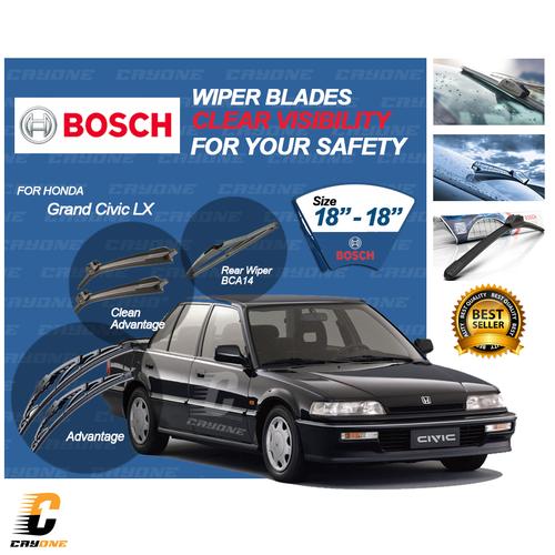 Jual BOSCH Wiper Blade HONDA Grand Civic LX BCA14 1 Set 18 18 inch